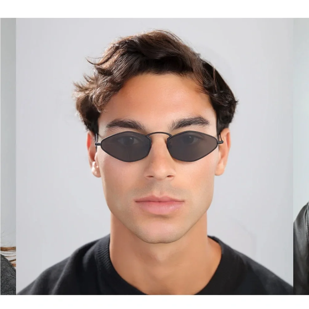 Illesteva Astoria Sunglasses Matte Black/Grey Flat - Picture 4 of 4